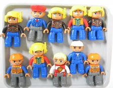 Lego Duplo Construction Workers - 10 Pcs