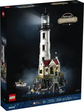 LEGO Ideas 2022 (NEW) Motorized Lighthouse (SEALED BOX) Set 21335 Water, CITY