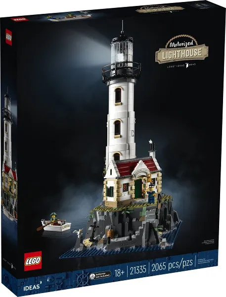 LEGO Ideas 2022 (NEW) Motorized Lighthouse (SEALED BOX) Set 21335 Water, CITY