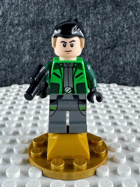LEGO Star Wars Retired Kaz Xiono SW1012 Resistance Pilot Blaster Minifigure