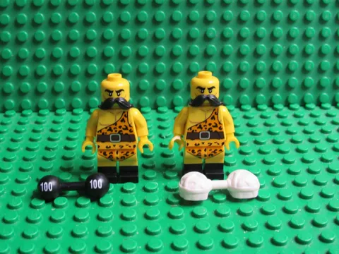 Lot LEGO Series 17 Collectible Minifigures 71018 Circus Strongman CMF Twin act M