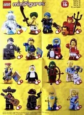 LEGO Minifigures Series 16 Complete Set Of 16 71013 - NEW Factory Sealed