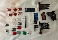 LEGO BULK LOT OF 27  Various Flags/ Pennants