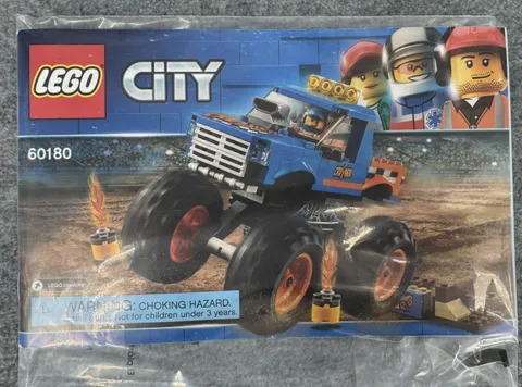 LEGO 60180 City Monster Truck Instruction Manual Only OEM Original