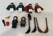 Lego Harry Potter Minifigure Lot Quidditch Match Snape Harry Hermione