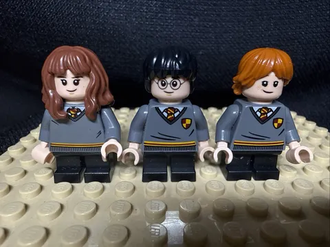  Lego Harry Potter minfigure lot from set75954 Harry Potter Hermoine Ron Weasley
