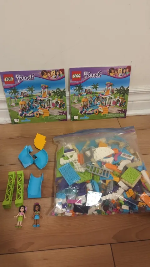 LEGO Friends: Heartlake Summer Pool 41313 Complete with Manuals No Box