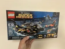 LEGO #76034 DC Comics Super Heroes: Batboat Harbour Pursuit-FACTORY SEALED