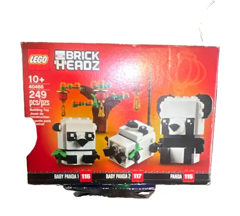 LEGO BrickHeadz 40466 Chinese New Year Pandas Seasonal 249pcs Ages 10+