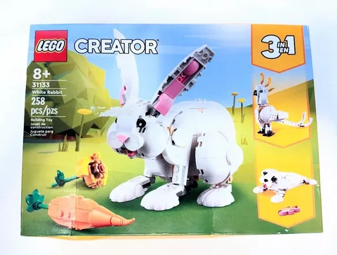 LEGO Creator 3 in 1 Rabbit Bird Seal 31133  Building Toy Set 258 Pcs New Sealed