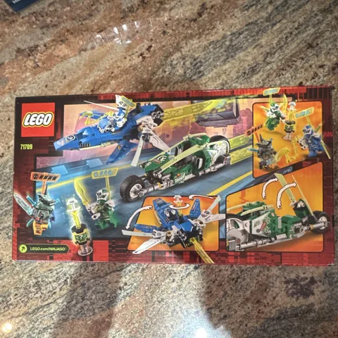 LEGO NINJAGO 71709 Jay & Lloyd's Velocity Racers 322pcs Unopened