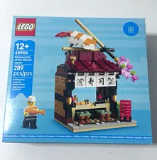 LEGO 40906 Restaurants of the World Japan Sushi Shop Limited Edition Sealed