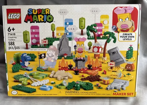 LEGO Super Mario: Creativity Toolbox Maker Set (71418) NIB sealed