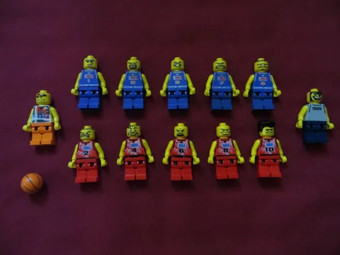 LEGO  3432 Basketball players  minifigures lot  1-10 NBA challange