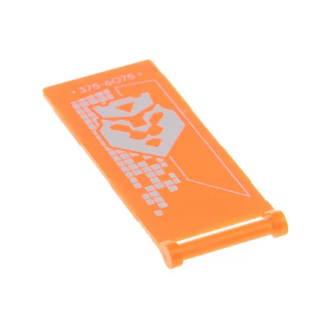 1x LEGO Flag 7x3 Claw Neon Orange Lion Head 375-6075 Right 30292