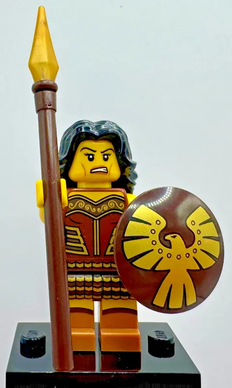 LEGO (71001) CMF Series 10 Warrior Woman Minifigure col10-4 Complete New