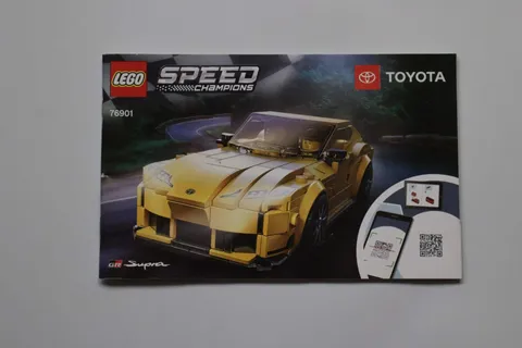LEGO® Speed Champions 76901 Toyota GR Supra Instruction Manual Only!