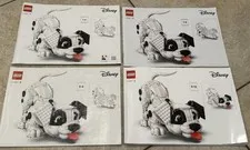 LEGO Disney 101 Dalmatians Puppy (43269) Instruction Manual Only. (4 Book Set)