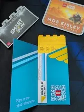 SDCC 2026 - Lego Smart Play Sticker + Boarding Pass + Mos Eisley Sticker