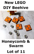 New LEGO Beehive DIY Kit Build Create Honeycomb Drawer Bumble Swarm Lot of 11