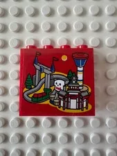 LEGO Panel 1x4x3 LEGOLAND Park Map with Roller Coaster 60581pb249 - Set 40429
