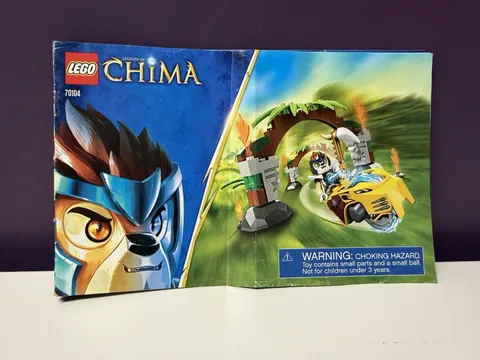 Lego Chima 70104 Legends Of Chima Jungle Gates Instruction Manual Only