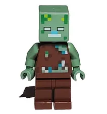 Lego Minifigure Minecraft MIN088 Drowned Zombie