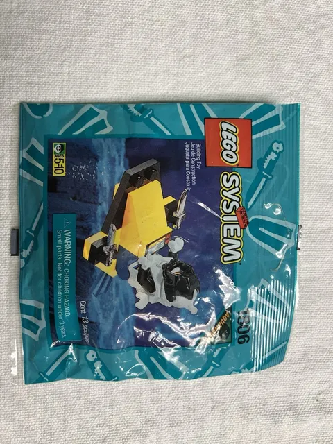 LEGO 1806 Aquanauts Underwater Vintage 1996 Minifigure Ocean Polybag NEW SEALED