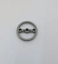 LEGO ® Technic 3736 pulley steering wheel old light gray 2 pieces used