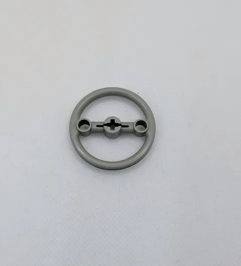 LEGO ® Technic 3736 pulley steering wheel old light gray 2 pieces used