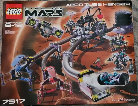 LEGO Aero Tube Hanger 7317 Space Life On Mars Set 706 pcs Box