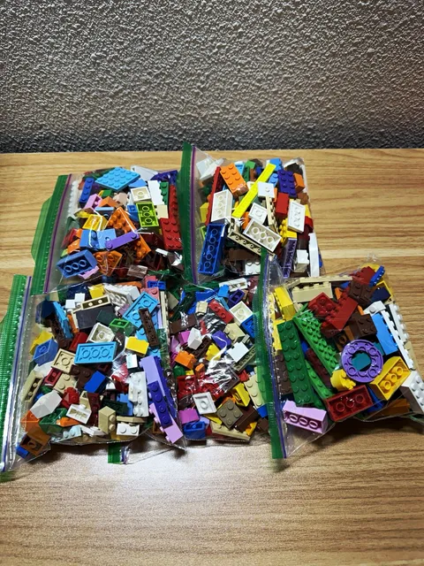 2 LB LEGO Bricks Lot – 100% Genuine LEGO – Colorful Mixed Parts Bulk