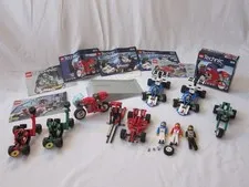 LEGO 8210 8216 8236 8237 8241 Technic Formula 1 Cars Race Guys manuals complete