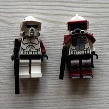LEGO Star Wars ARC Lot of 2 ARC commander and ARF trooper clone troopers 