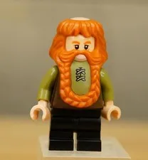 LEGO Lord of the Rings Bombur Dwarf Minifigure Lor051 From Set 79003 Accessories