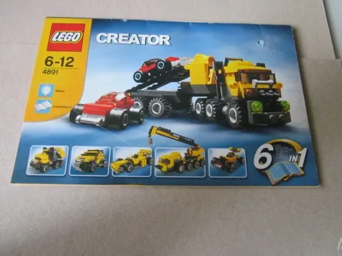 Lego Building Instructions Creator 4891 6 in 1