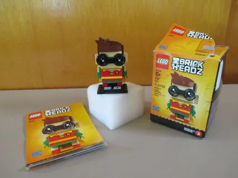 Lego Brick Headz 41587 Robin Manual Box Complete