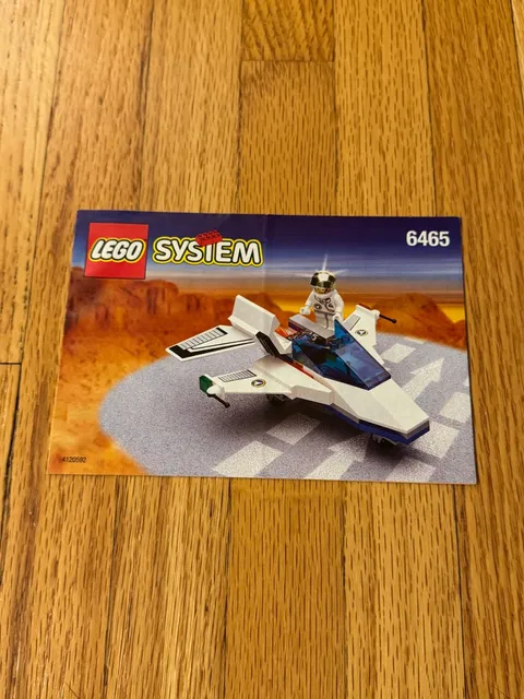 Lego Town Space Port Jet (6465) Instruction Booklet Only