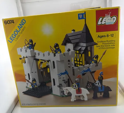 LEGO 6074 Black Falcon's Fortress Vintage BOX ONLY NO PIECES INCLUDED 2 manuals