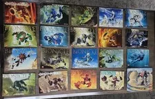 Lot of 21 Lego Vintage Bionicle Hero Factory Instruction Manuals