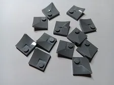 LEGO LOT 12 DARK BLUISH GRAY ARCH 2X2 INVERTED CORNER RECESSED STUD #4190