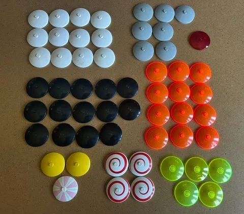 LEGO Inverted Radar Dish,  Decorated,  Solid, Translucent  Lot