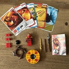 9561 LEGO Ninjago Spinners Kai Zx with instructions and cards 