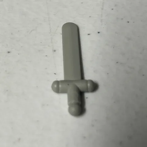 LEGO Old Dk Gray Sword Short Weapon Minifigure-Not Polished Version Castle #3847
