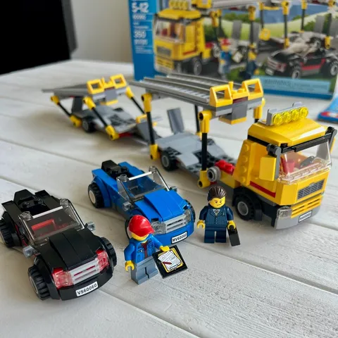 LEGO CITY 60060 Auto Transporter 100% Complete w/ All Figures Instructions Box