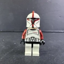 LEGO Star Wars Minifigure Clone Trooper Captain Phase 1 sw0492 Gunship 75021