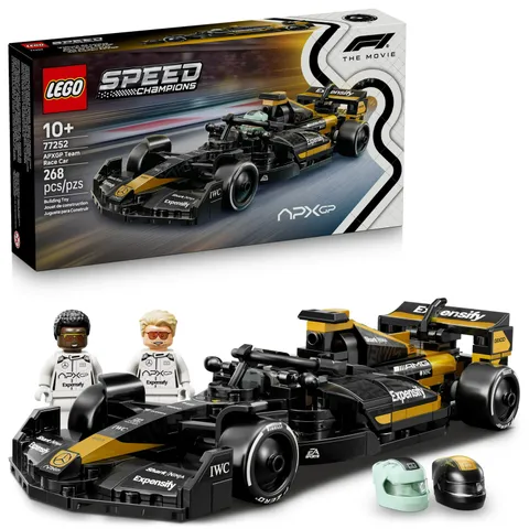 LEGO Speed Champions APXGP Team Race Car, Ages 10+, w/2 Minifigures - 77252