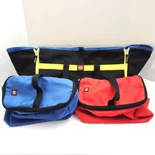 LEGO 3 Pc Tote Duffel Bag Playmat Set w/ 2 Organizer Storage Bags Travel Toy