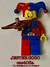 LEGO® Minifigure cas403a - Court JESTER w Crossbow - Castle Kingdoms 7079-1