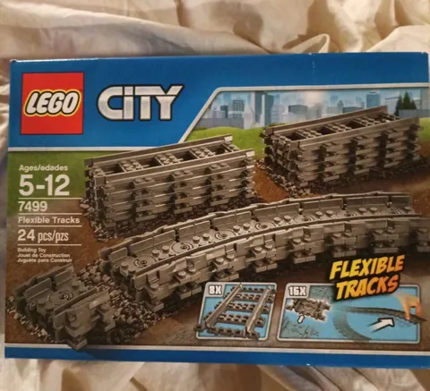 LEGO City Flexible Tracks 7499 Train Toy Accessory- in New Sealed Box